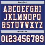 Maillot de football authentique blanc-orange personnalisé Royal Maillot de football authentique blanc-orange personnalisé Royal