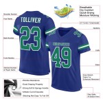 Maillot de football Royal authentique vert-blanc en maille personnalisée Kelly Maillot de football Royal authentique vert-blanc en maille personnalisée Kelly
