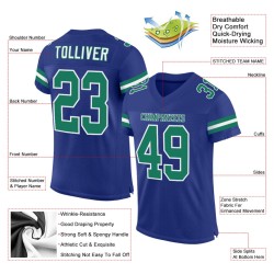 Maillot de football Royal authentique vert-blanc en maille personnalisée Kelly