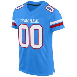 Maillot de football Powder Football Authentic Mesh personnalisé blanc-rouge bleu