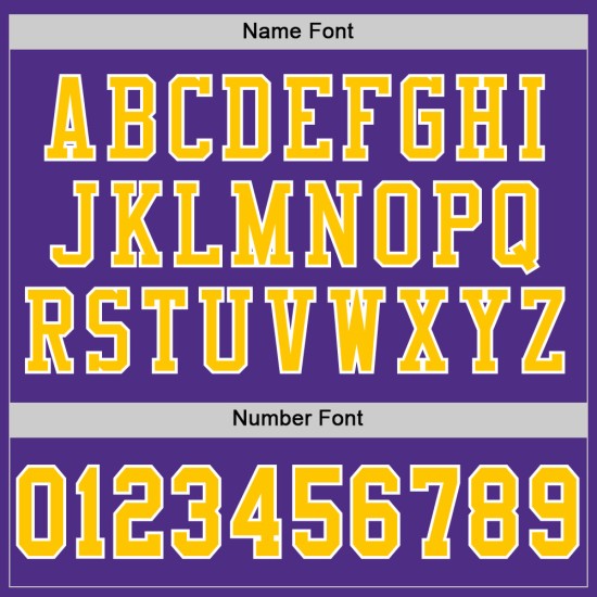 Maillot de football rétro en maille or-blanc authentique personnalisé violet Maillot de football rétro en maille or-blanc authentique personnalisé violet