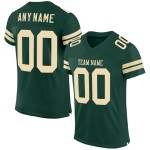Maillot de football vert crème personnalisé en maille authentique Maillot de football vert crème personnalisé en maille authentique